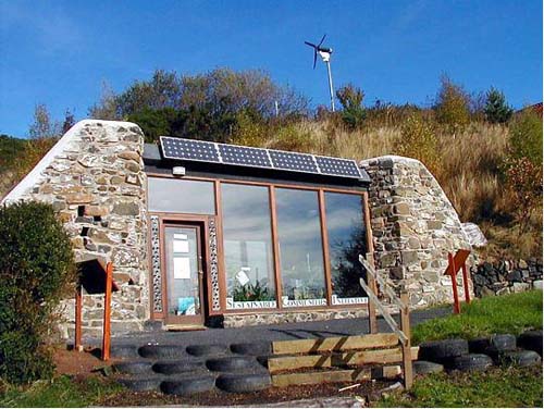 Recycled tires house